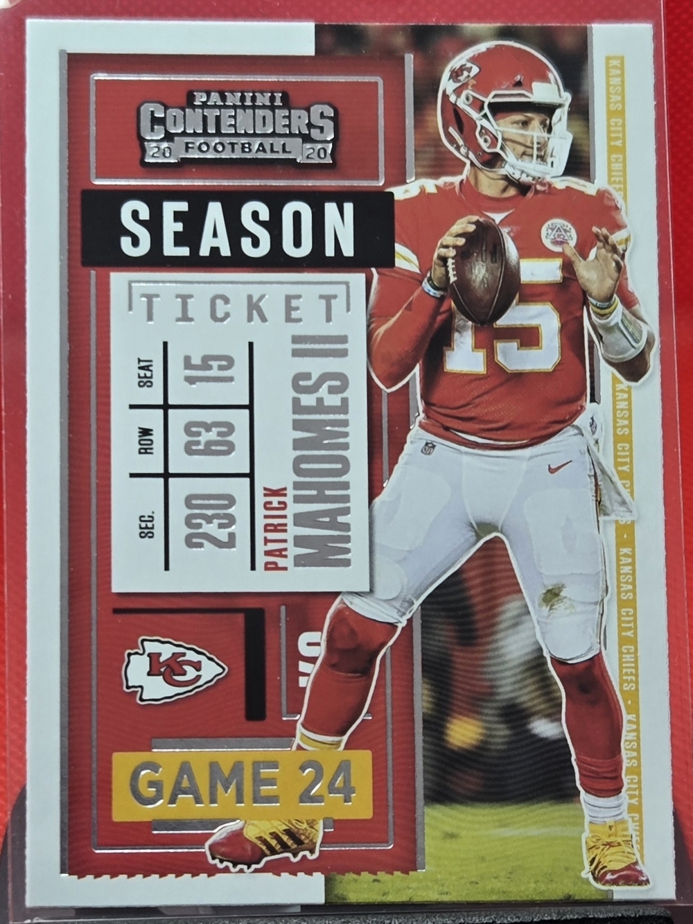 Patrick Mahomes 3 Card Lot